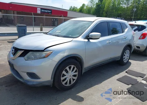 2015 Nissan Rogue S z USA, uszkodzony, nr VIN KNMAT2MT9FP502940
